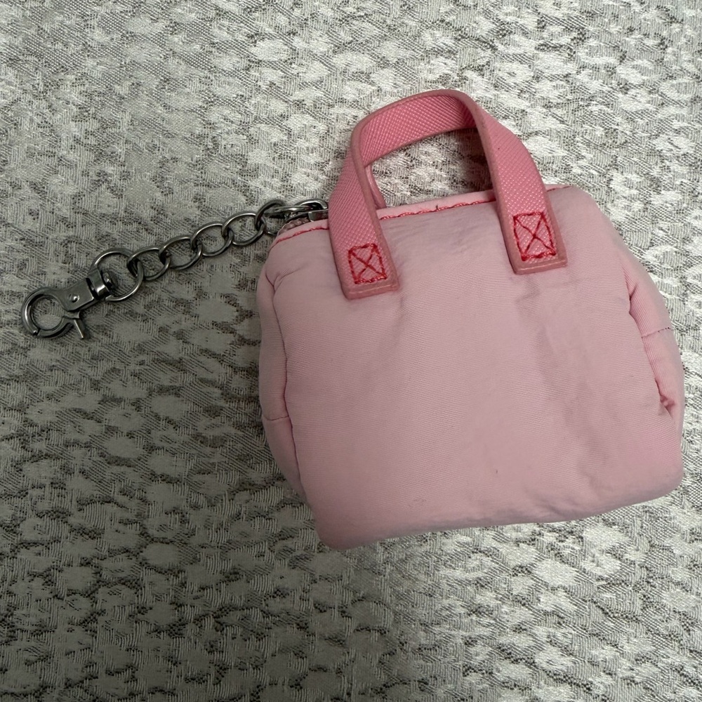 LANEIGE Light Pink Mini Bag Charm with Chain - Picture 2 of 3